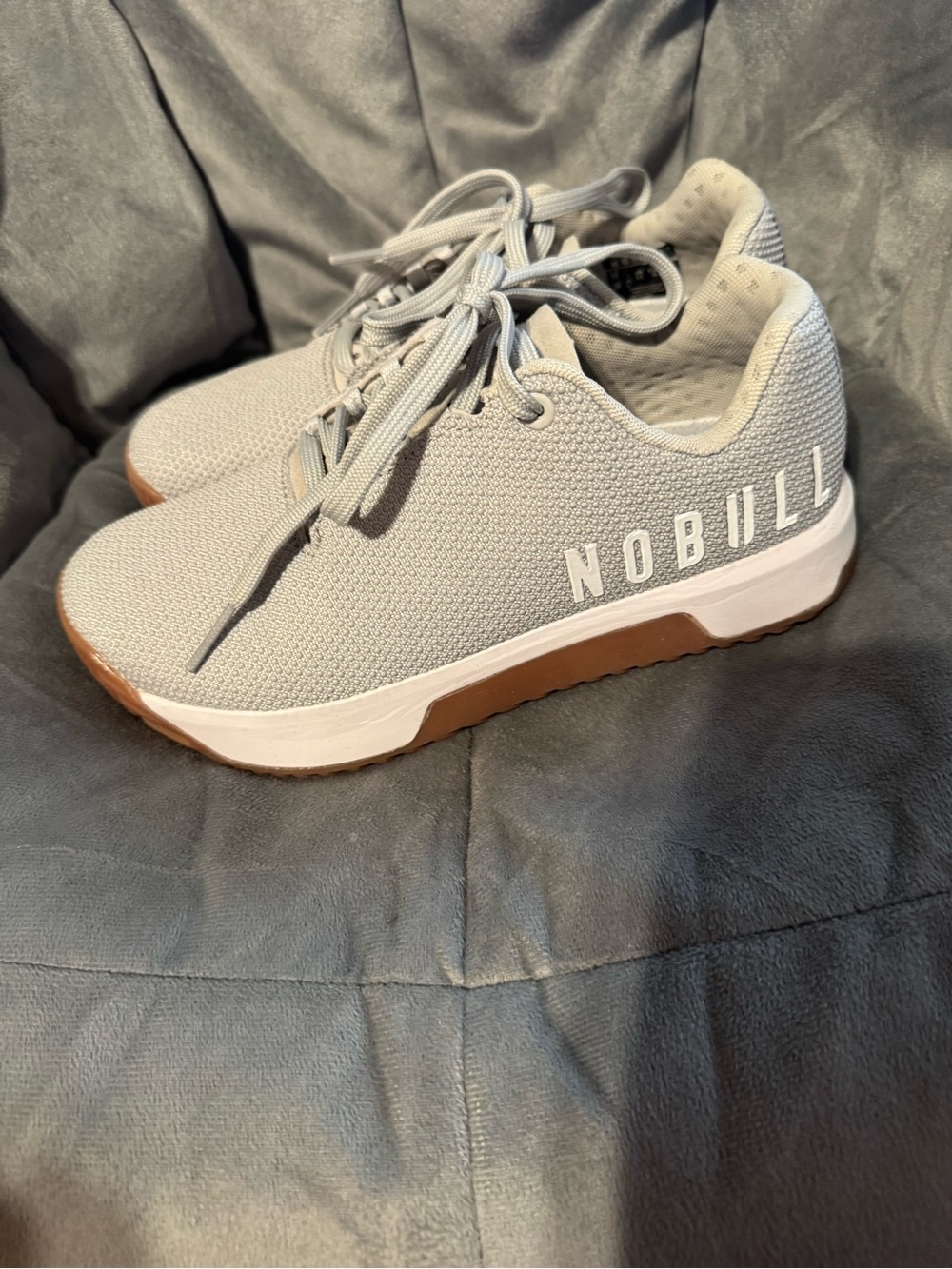 NOBULL Gray unisex Outwork Edge Training Sneakers with Gum Outsole